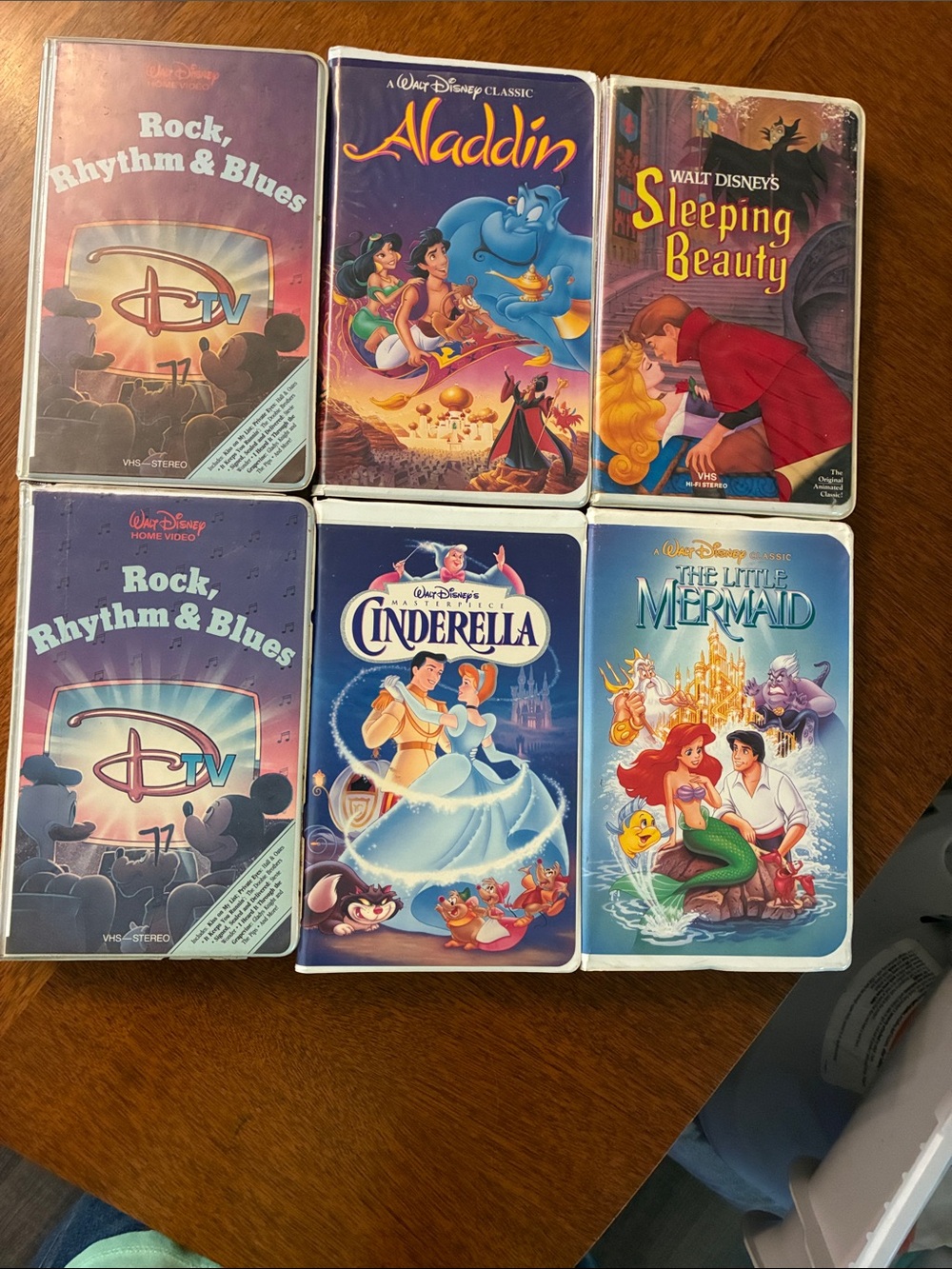 Lot of Vintage Disney VHS tapes